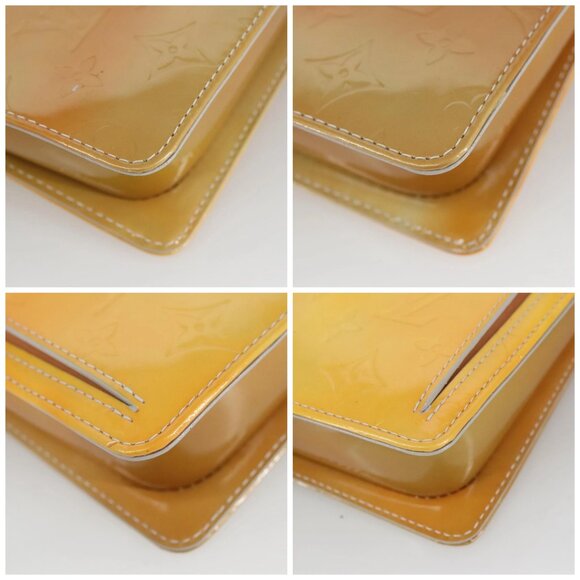 LOUIS VUITTON Monogram Vernis Motto Accessory Pouch Gris M91030 LV Auth 102106 - Picture 14 of 16